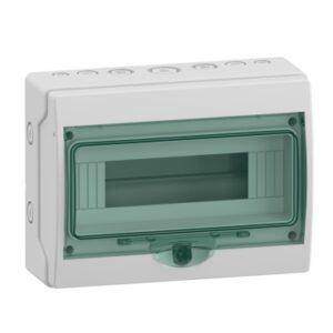 Schneider 1 fila 12 mód. 13979 Mini Kaedra Caja estanca superficie IP65