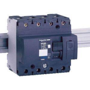 Schneider 18652 Magnetotérmico, Acti9 NG125N, 4P, 25 A, C curva, 25 kA (IEC 60947-2)