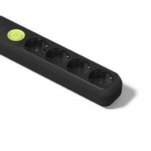 Famatel Base 4 tomas 16A con toma de tierra e interruptor y 1.5m de cable