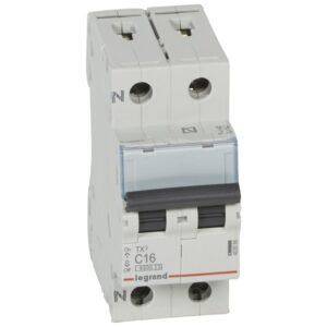 Legrand TX3 6KA C P+N 16A