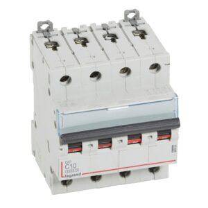 Legrand DX3 6/10 KA C 4P 10A