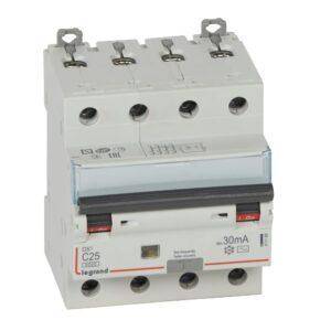Legrand DX3 4P 30mA C25