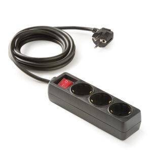 Famatel Base 3 tomas 16A con toma de tierra e interruptor y 1.5m de cable