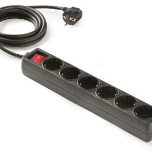 Famatel Base 6 tomas 16A con toma de tierra e interruptor y 1.5m de cable