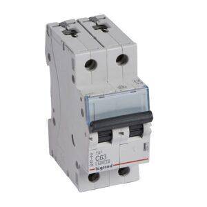 Legrand TX3 6KA C 2P 63A