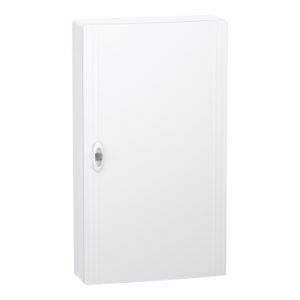 4 Filas 18 Módulos Superficie Puerta Blanca Envolvente modular PrismaSeT XS