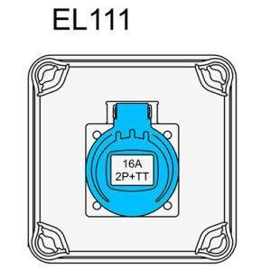 COFRET DERIVACIÓN IP54 CON TOMAS DE CORRIENTE (EX111)