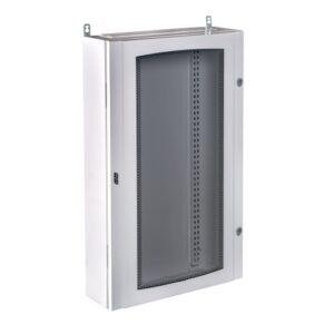 ARMARIO distrib. superficie IP65 PT (120-168 MOD.) CON BASTIDOR