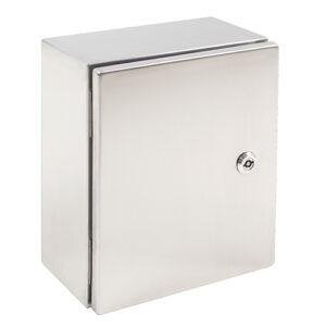 ARMARIO MURAL IP66 INOXIDABLE 304L 400x400x200 con placa