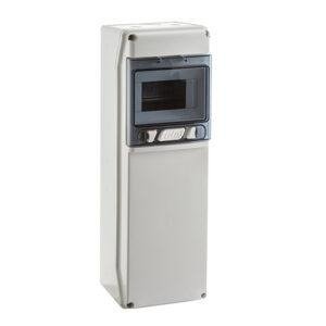 COFRET IP65 PARA TOMAS DE CORRIENTE 1x6 MÓDULOS VENTANA REGLETA N&T