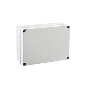 CAJA DE DERIVACIÓN IP65-IP67 243x333x132 LATERALES LISOS TAPA OPACA