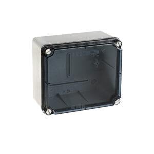 CAJA DE DERIVACIÓN IP65-IP67 155x179x100 LATERALES LISOS tapa transp.