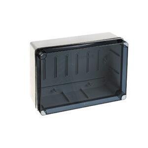 CAJA DE DERIVACIÓN IP65-IP57 253x342x132 LATERALES LISOS tapa transp.