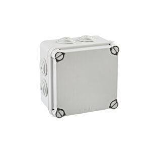 CAJA DE DERIVACIÓN IP65 121x121x68 CON CONOS TAPA OPACA