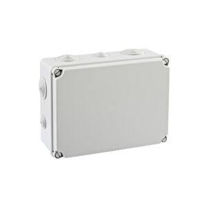 CAJA DE DERIVACIÓN IP65 197x260x100 CON CONOS TAPA OPACA