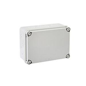 CAJA DE DERIVACIÓN IP65-IP67 121x166x80 ENTRADAS PRETROQUELADAS TAPA