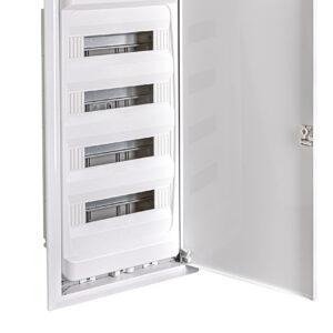 CAJA distrib. IP40 empotrar PARED SÓLIDA 4x14(56) MÓD. PUERTA METÁLICA