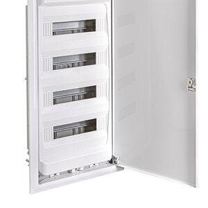 CAJA distrib. IP40 empotrar PARED SÓLIDA 4x14(56) MÓD. PUERTA METÁLICA