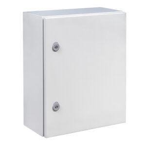 ARMARIO MURAL IP66 acero lam. 500x300x150 puerta opaca con placa