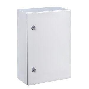 ARMARIO MURAL IP66 acero lam. 600x500x150 puerta opaca con placa