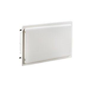 CAJA distrib. IP40 empotrar PARED HUECA 1x18 MÓDULOS puerta opaca