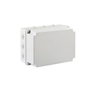 CAJA GUARDAMOTOR IP65 253x342x191 CON CONOS TAPA OPACA