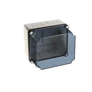 CAJA GUARDAMOTOR IP65-IP67 154x178x158 ENTRADAS PRETROQUELADAS tapa