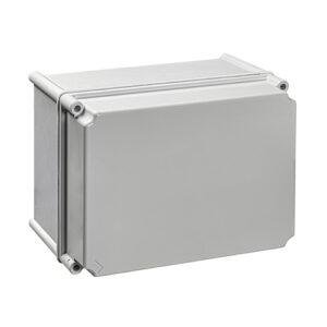 CAJA doble aislamiento IP66 poliéster TAPA OPACA PC 6x4 MÓDULOS