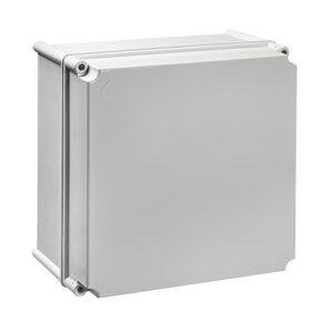 CAJA doble aislamiento IP66 poliéster TAPA OPACA PC 6x6 MÓDULOS
