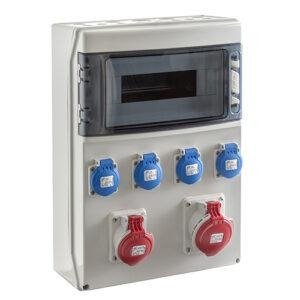 COFRET IP54 CON TOMAS DE CORRIENTE 1x12 MÓDULOS (CSN12PT)