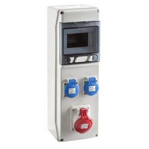 COFRET IP54 CON TOMAS DE CORRIENTE 1x6 MÓDULOS (CSN6PT)