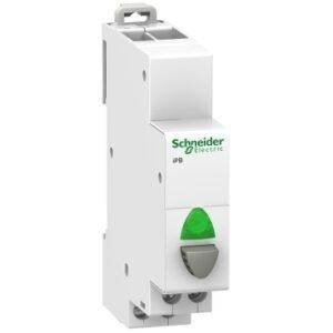 Schneider A9E18036 PULS IPB SIMPLE C/PIL 110-220V 1NA VERDE