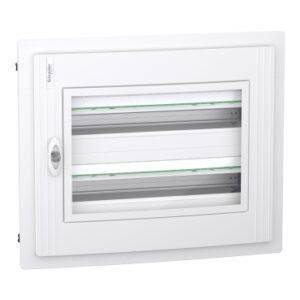 2 Filas 24 Módulos Empotrar Puerta Transparente Envolvente modular PrismaSeT XS