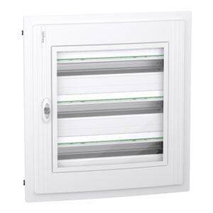 3 Filas 24 Módulos Empotrar Puerta Transparente Envolvente modular PrismaSeT XS
