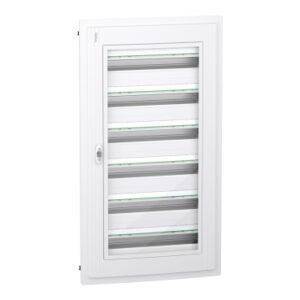 6 Filas 24 Módulos Empotrar Puerta Transparente Envolvente modular PrismaSeT XS