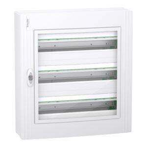 3 Filas 24 Módulos Superficie Puerta Transparente Envolvente modular PrismaSeT XS