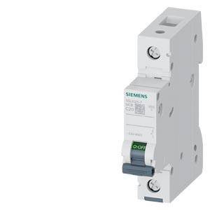 Siemens Interruptor Automático 5SL6120-7 PIA 1P 20A 6/6kA C