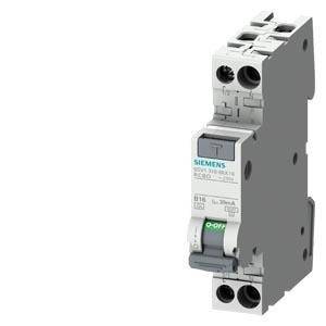 Siemens RCBO compact 6kA Type AC30mA C10