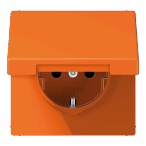 Jung Enchufe t. abat/prot contacto LS naranja