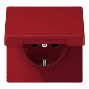 Jung Enchufe t. abat/prot contacto LS rojo