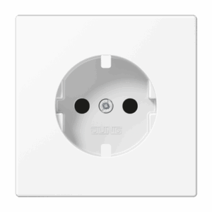Jung Cazoleta SCHUKO® LS blanco mate