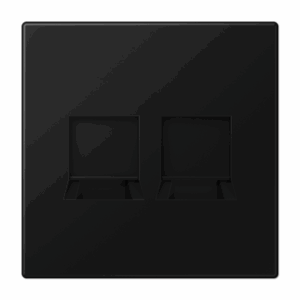 Jung Placa Mod.Jack-Rad. 2T LS negro mate