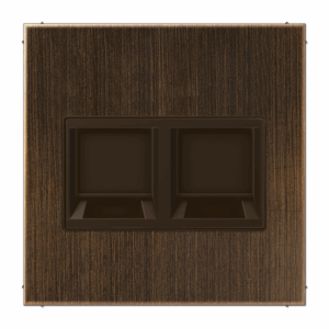 Jung Placa Mod.Jack-Rad. 2 tomas LS lat. an.