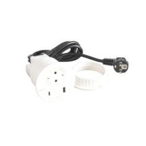 Legrand IN-DISQ80 SCH+USB A+C BL 2M
