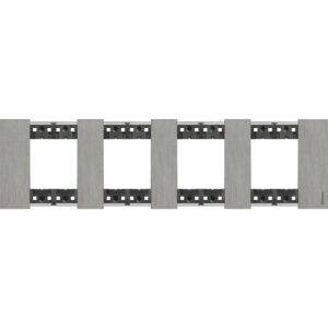 Legrand LN-PLACA 2X4M ACERO