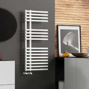 Rointe Secatoallas / toallero hidráulico Rointe Venezia Aqua 11 tubos 306 W color negro texturizado RAL 9005