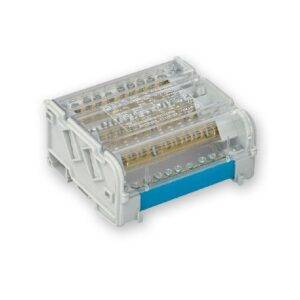 Repartidor eléctrico Hyundai Electric para cuadro modular Distribuidor trifasico + neutro 125 a 15 sal - PROMET-DIS4