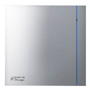Extractor baño S&P SILENT-100 CHZ SILVER DESIGN-3C 99 mm