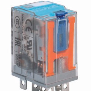Relé miniatura de potencia Releco 2 contactos 24V CC