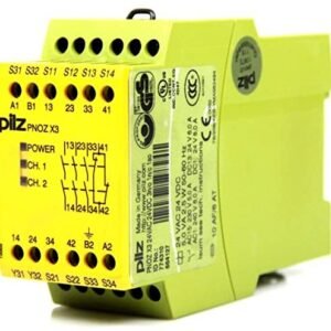 Relé de seguridad Pilz PNOZ X3 24VAC 24VDC 3n/o 1n/c 1so